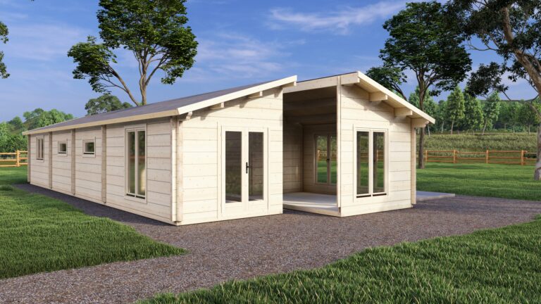 Mobile Log Home 3 Bed 15x6m – 6