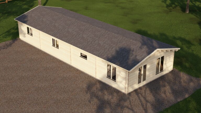 Mobile Log Home 4 Bed 18×6.8m – 8