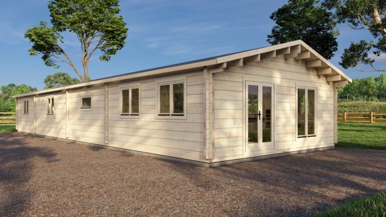 Mobile Log Home 4 Bed 20×6.0m – 1