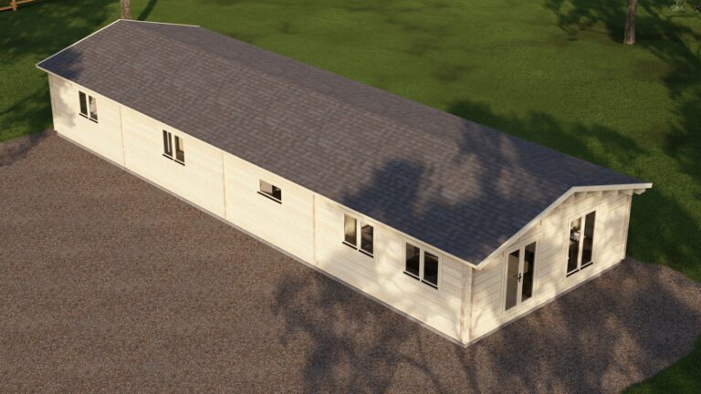 Mobile Log Home 4 Bed 20×6.0m – 8