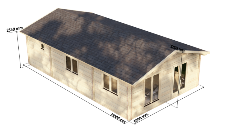 Mobile Log Home Great Ouse1 Bed 10x6m – 7