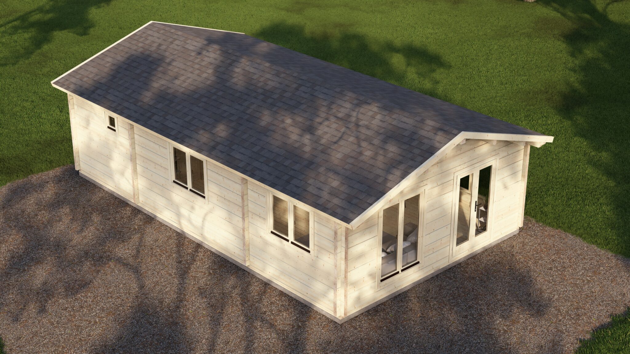 Mobile Log Home Great Ouse1 Bed 10x6m – 8