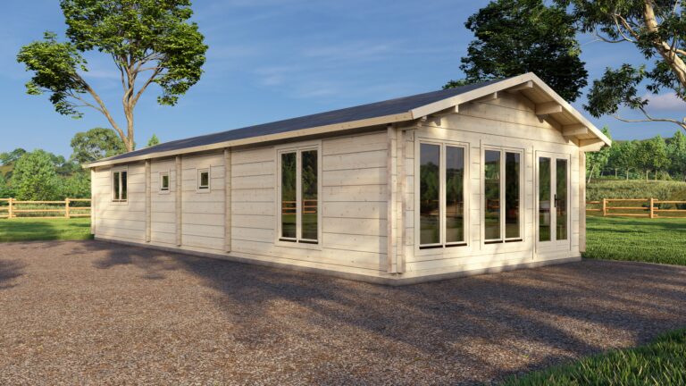 Mobile Log Home Wye2 Bed 14×5.8m – 1