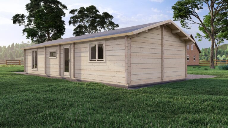 Mobile Log Home Wye2 Bed 14×5.8m – 3
