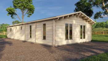 Mobile Log Home 2 Bed 16×6.8m