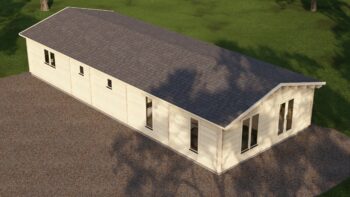 Mobile Log Home Wye2 Bed 16×6.8m – 9