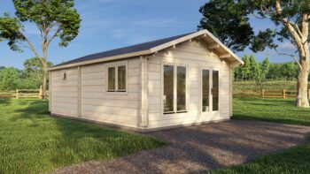 Mobile log cabin Great Ouse1 Bed 8x5m – 1
