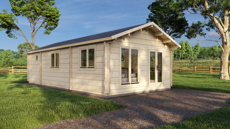 Mobile log cabin Great Ouse1 Bed 8x5m – 1