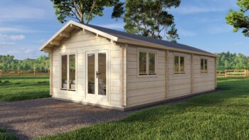 Mobile Log Home 1 Bed 10x5m