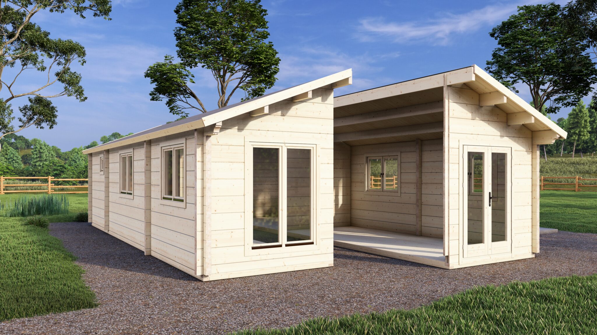 Mobile log cabin Great Ouse1 Bed 8x5m – 6