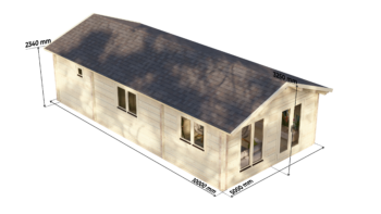 Mobile log cabin Great Ouse1 Bed 8x5m – 7