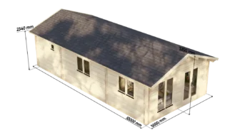 Mobile Log Home 1 Bed 10x5m: photo 8