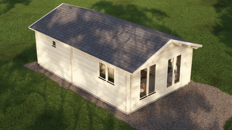 Mobile log cabin Great Ouse1 Bed 8x5m – 8