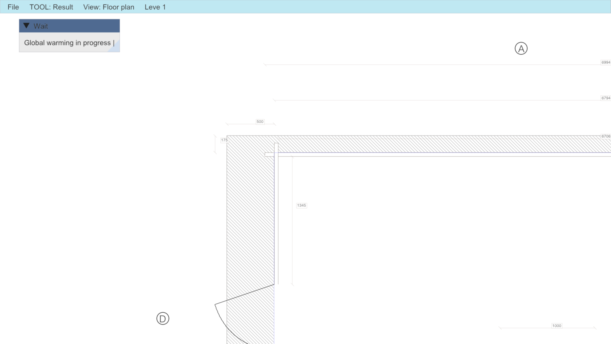 Left elevation (Side D) of Apex Timber Lodge 4.1x6.7, 4.4m x 7.0m overall, with sidewall height and ridge height annotated