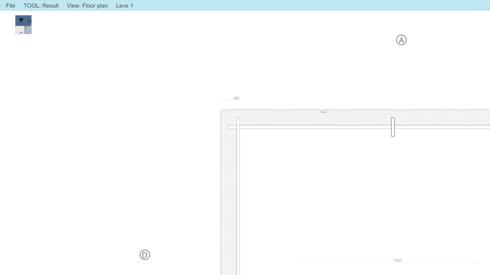 Left elevation (Side D) of Apex Summer House 3.9x5.9, 4.2m x 6.2m overall, with sidewall height and ridge height annotated