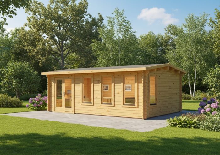 Log Cabin Edward 6x4m, 44mm