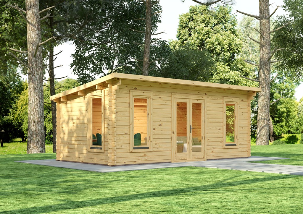 Eurodita log cabin annexe - private-label timber granny annexe manufacturer