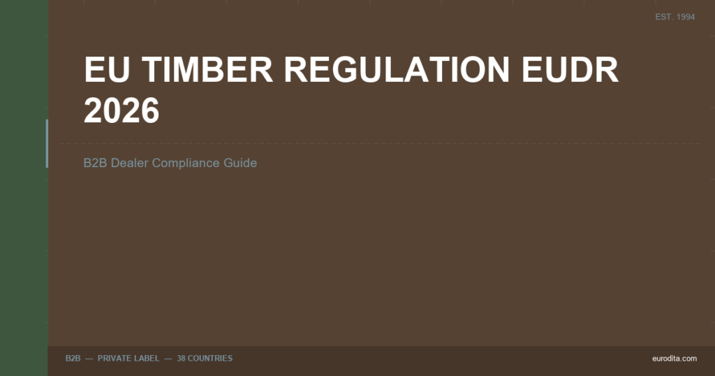 Eu Timber Regulation Eudr 2026: B2b Dealer Compliance Guide