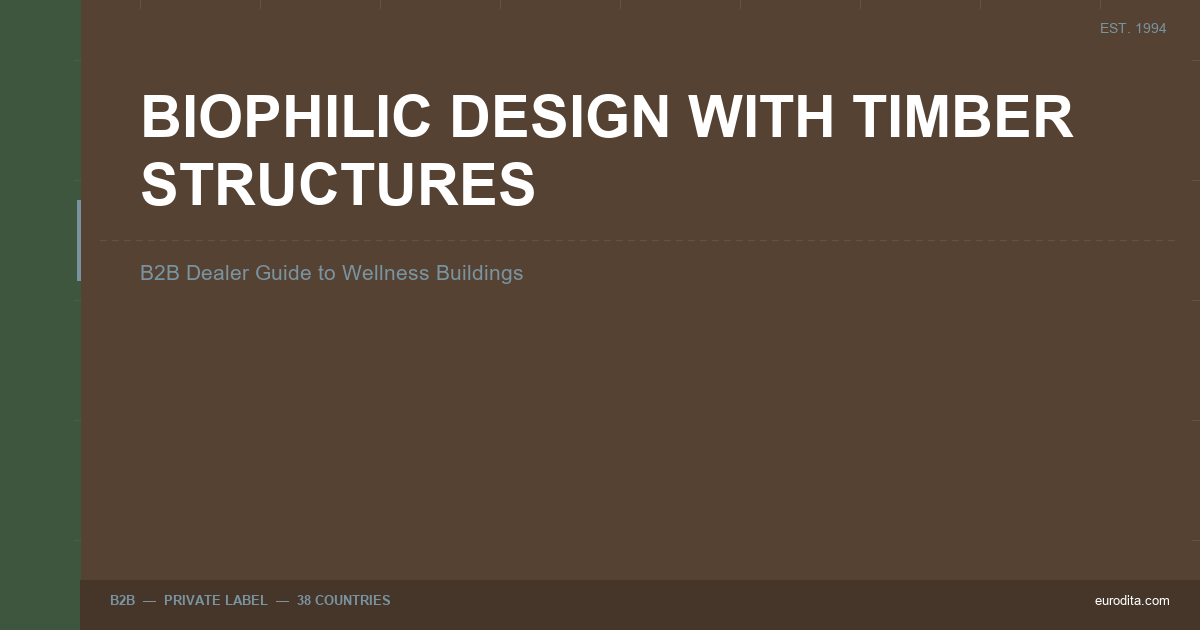 Biophilic Design With Timber Structures: B2B Dealer Guide To Wellness Buildings