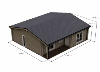 Fjord 80 Glulam House Floor Plan