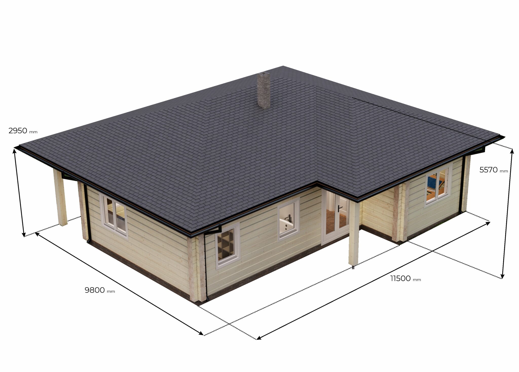 Linnea Glulam House Floor Plan
