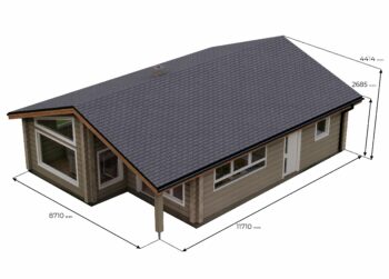 Lumio 102 Glulam House Floor Plan