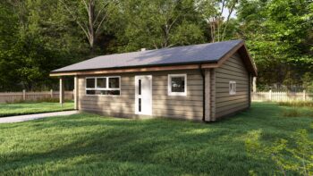 Lumio 102 Glulam House Side Elevation A