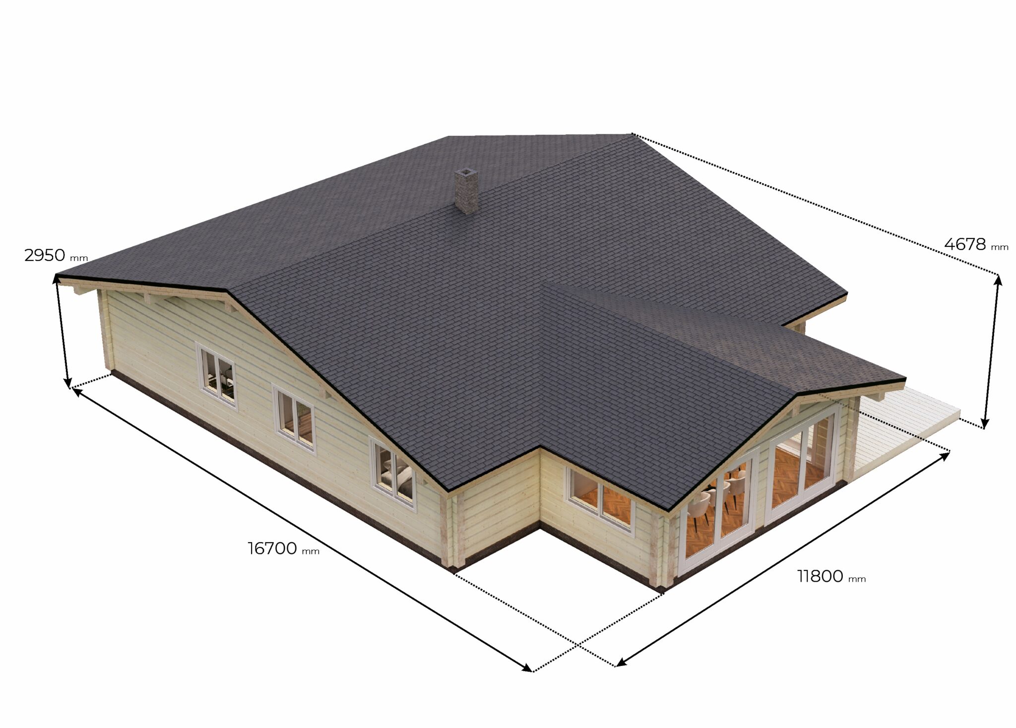 Norvik Glulam House Floor Plan