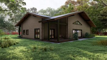 Vasa 270 Glulam House Side Elevation B