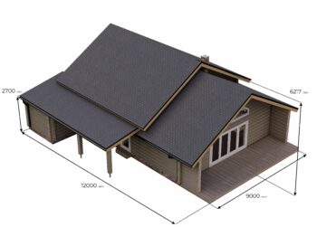 Saimaa Glulam House Floor Plan