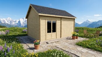 golf-simulator-cabin-5-3×3-8m-70mm-front-angle