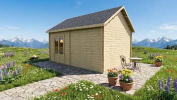 golf-simulator-cabin-5-3×3-8m-70mm-rear