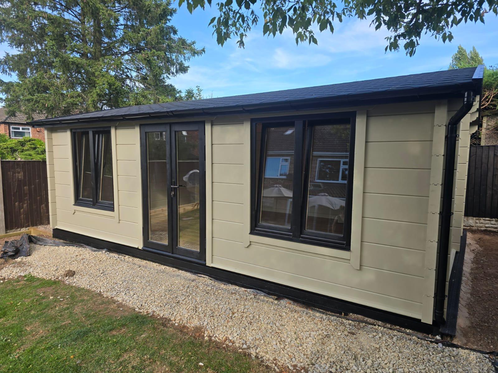 Exterior Of An Illustrative Eurodita Timber Annexe Project