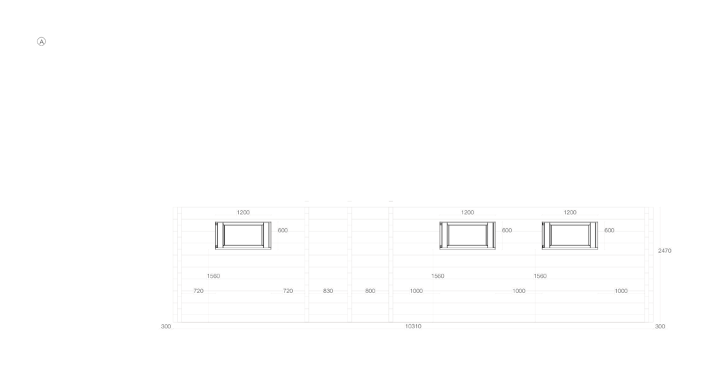 Side A elevation for Glulam Apex Holiday Cabin 5.9x10.3, sidewall 2470mm and ridge height of 3250mm